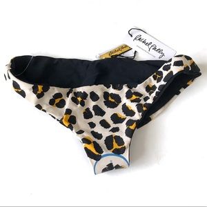 Rachel pally leopard reversible swim bottoms